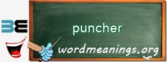 WordMeaning blackboard for puncher